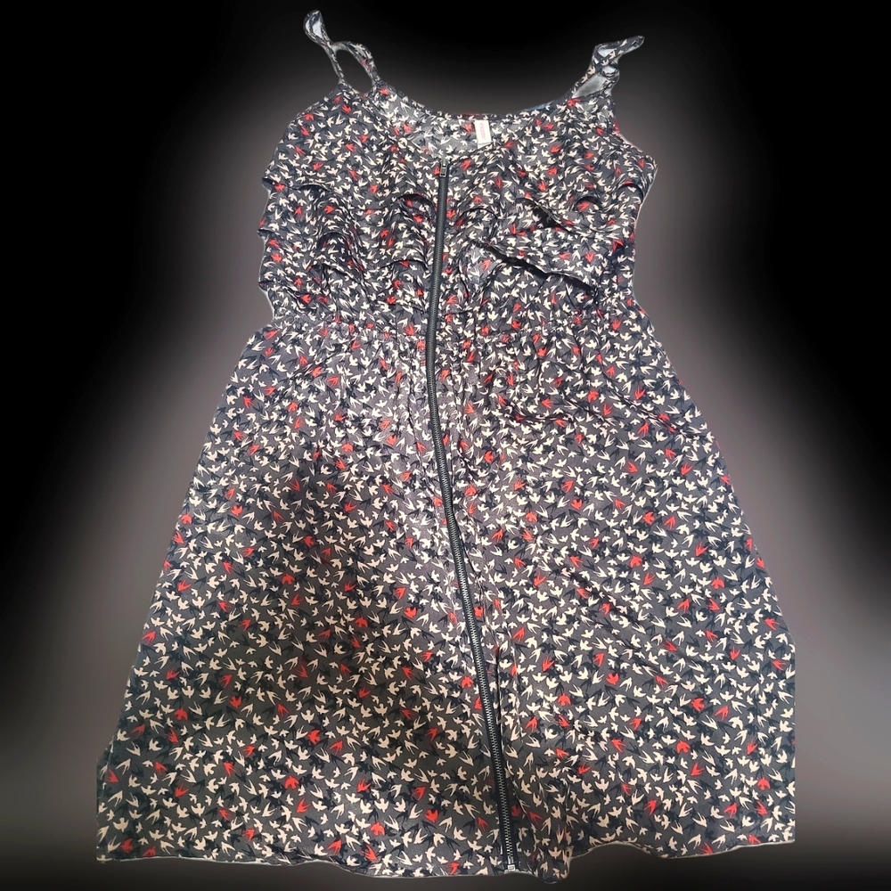 Xhilaration Dress Bird Print